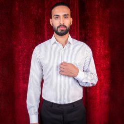 پیراهن مردانه کلاسیک راهدار سفید